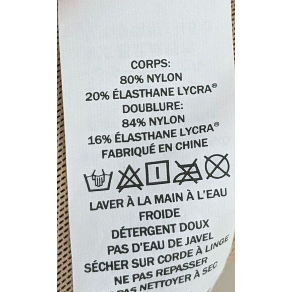 L.L. Bean Black Beansport Tanksuit One Piece Swimsuit Lined UPF 50+ Size 14 Reg - Picture 9 of 11